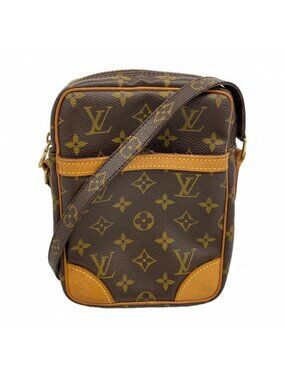 Louis Vuitton Shoulder Bag Monogram Danube Brown